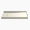 Kohler Rely® 60" x 32" alcove shower base, left drain