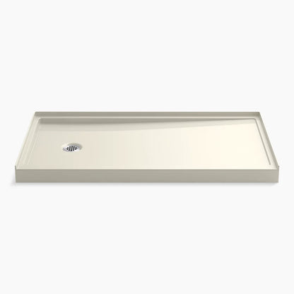 Kohler Rely® 60" x 32" alcove shower base, left drain