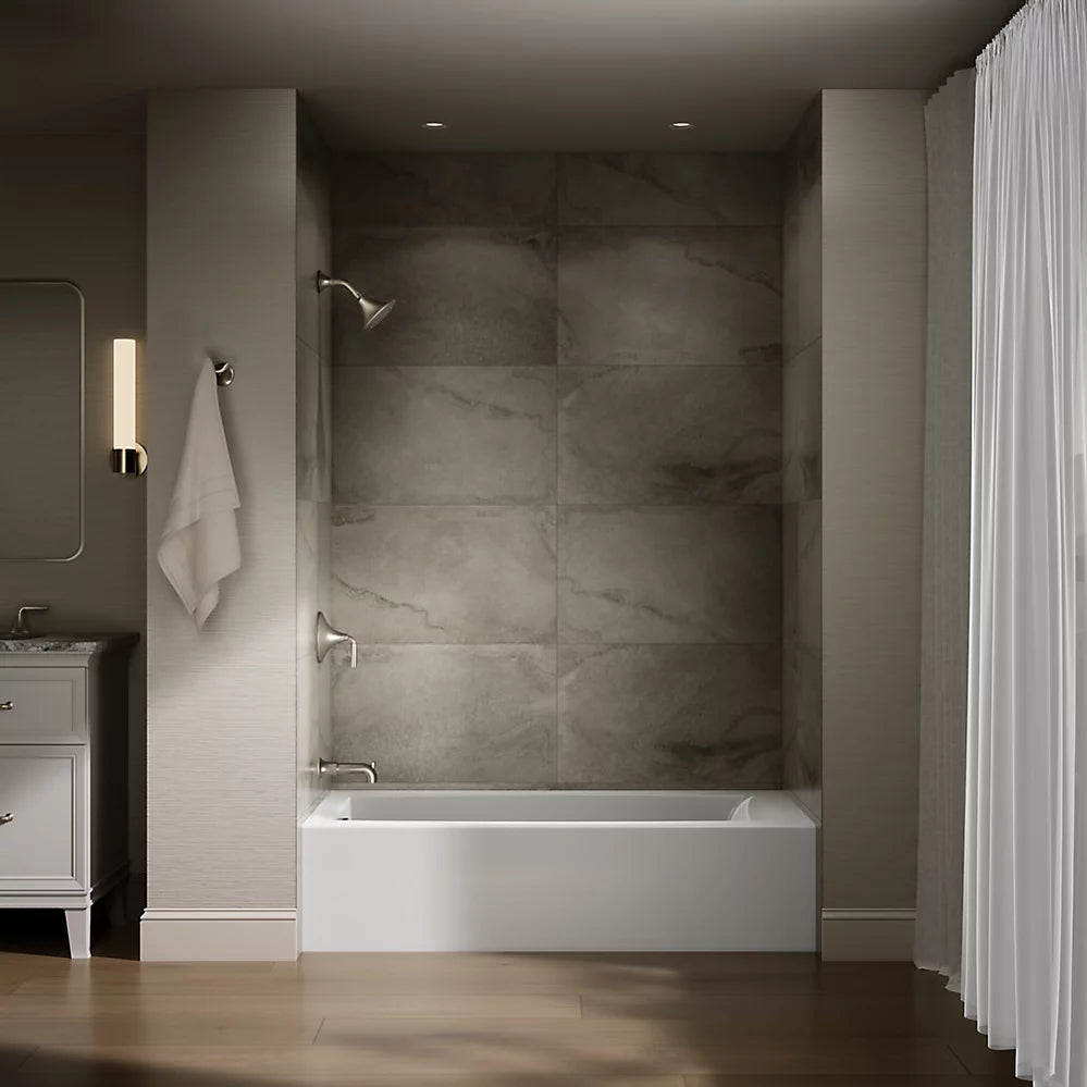 Kohler Entity 60" x 30" alcove bath, left drain