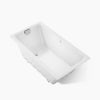 Tea-for-Two® 66" x 36" drop-in Heated BubbleMassage™ air bath
