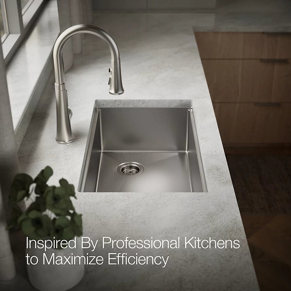 Kohler Strive® 29" undermount single-bowl workstation kitchen sink
