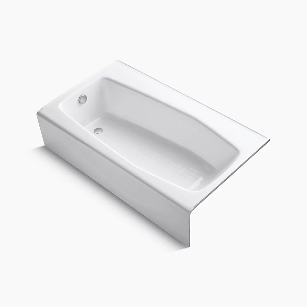 Kohler 60" x 34-1/4" alcove bath, left drain
