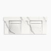 Kohler 60" wall-mount basin lavatory system with backsplash