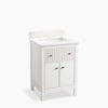 Kohler Malin By Studio Mcgee Cabinet and Quartz Top 24-Inch Single-Sink Bathroom Vanity