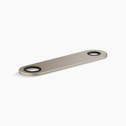 Kohler 8" two-hole escutcheon plate for Insight™ and Kinesis® lavatory faucets and soap dispensers