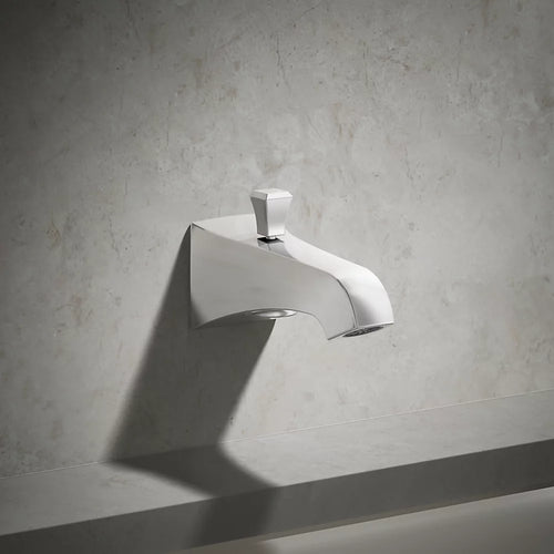 Kohler Wall-mount bath spout with Deco design and diverter