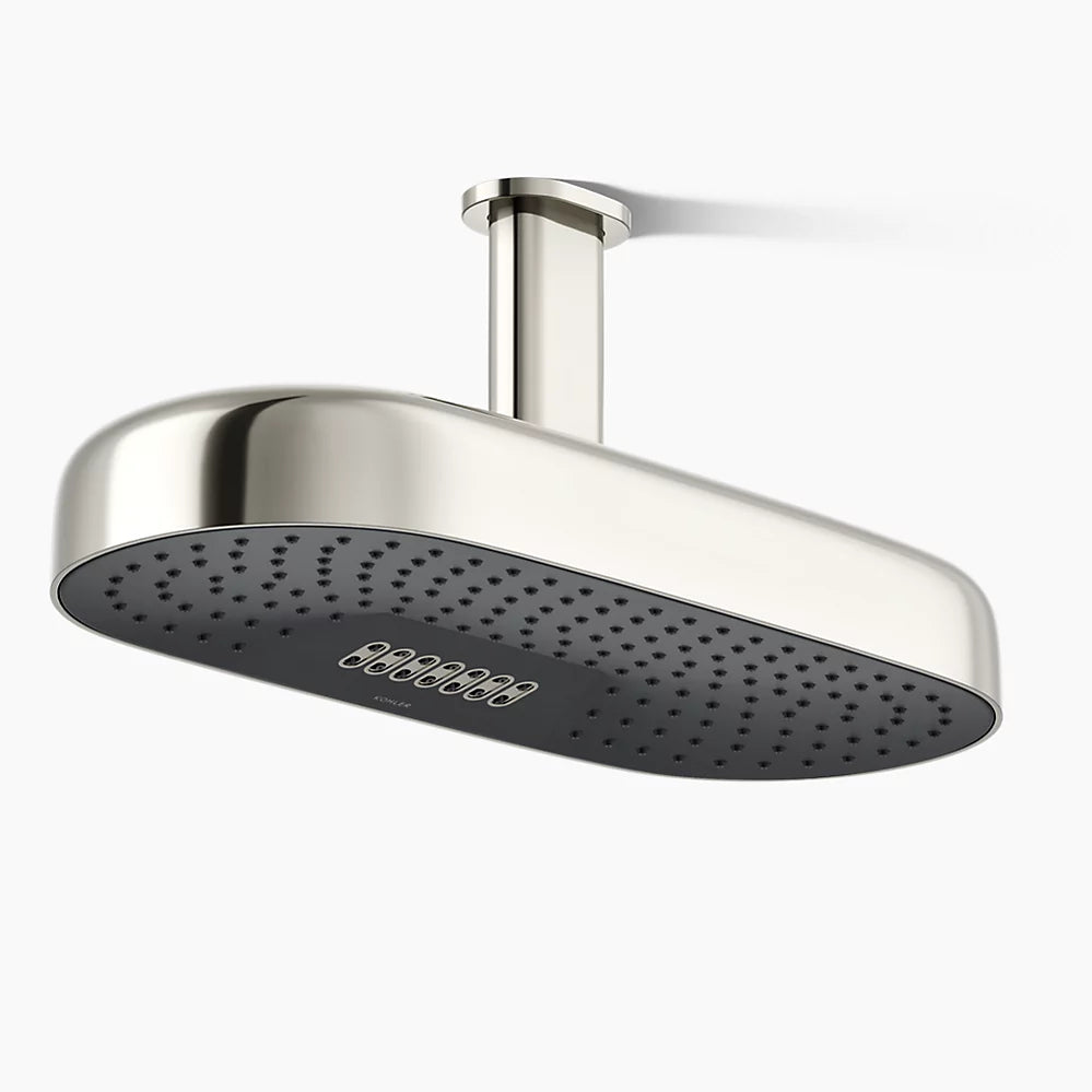 Kohler Oblong 18" two-function rainhead, 2.5 gpm