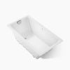 Kohler Tea-for-two Heated Bubblemassage Air Bath 66 x 36-Inch Drop-In Bathtub