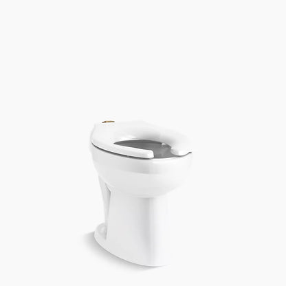 Kohler Highcliff™ Ultra Floor-mount top spud flushometer bowl with bedpan lugs