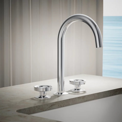Kohler Deck-mount bath faucet handles with Industrial design