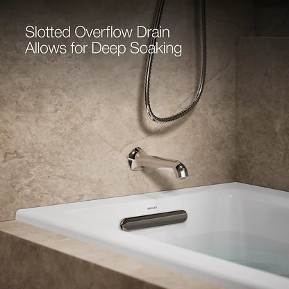 Kohler Archer 60" x 30" alcove bath, left drain