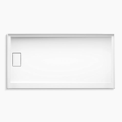 Kohler 66" x 34" alcove shower base, left drain