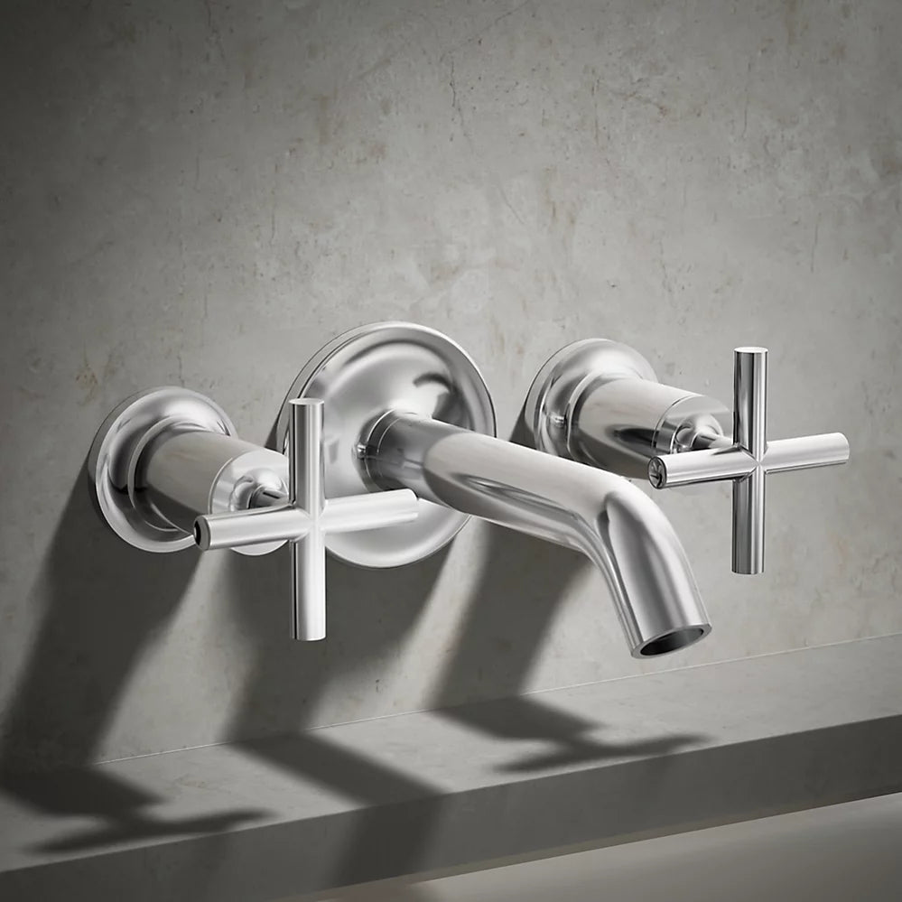 Kohler Deck- or wall-mount bath faucet handle trim with cross design