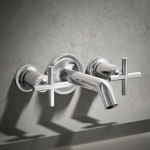 Kohler Deck- or wall-mount bath faucet handle trim with cross design