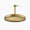 Kohler Traditional 12" single-function rainhead, 2.5 gpm