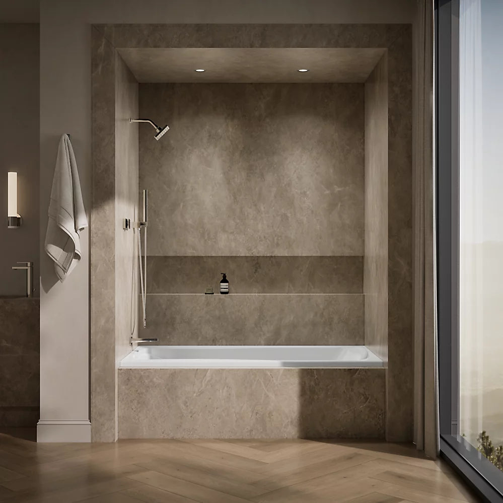 Kohler Mariposa 72" x 36" Alcove bath, left drain
