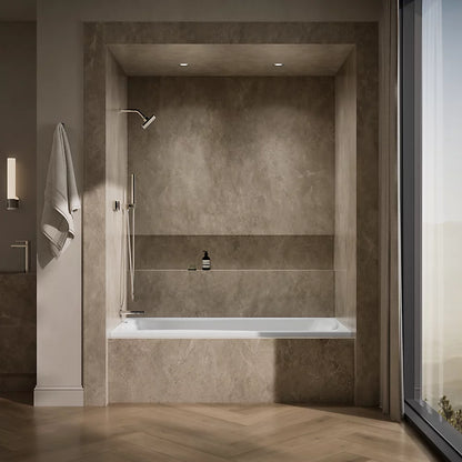 Kohler Mariposa 72" x 36" Alcove bath, left drain