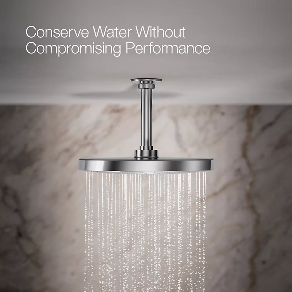 Kohler 10" single-function rainhead, 1.75 gpm
