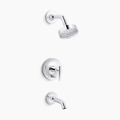 Kohler Rite-Temp® bath and shower trim kit with push-button diverter and lever handle, 1.75 gpm
