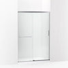 Kohler Sliding shower door, 70-1/2" H x 44-1/4 - 47-5/8" W, with 1/4" thick Frosted glass