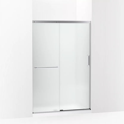 Kohler Sliding shower door, 70-1/2" H x 44-1/4 - 47-5/8" W, with 1/4" thick Frosted glass