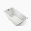 Kohler Tea-for-two Heated Bubblemassage Air Bath 66 x 36-Inch Drop-In Bathtub
