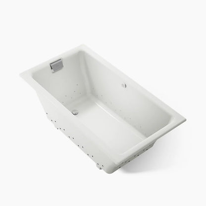 Kohler Tea-for-two Heated Bubblemassage Air Bath 66 x 36-Inch Drop-In Bathtub