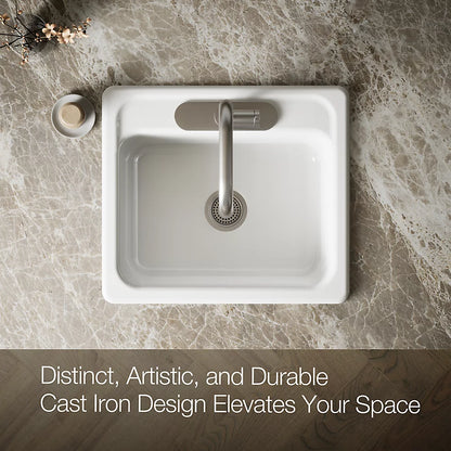 Kohler Mayfield™ 25" top-mount single-bowl kitchen sink