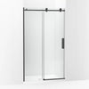 Kohler Sliding shower door, 78" H x 44-1/8 - 47-7/8" W, with 3/8" thick Crystal Clear glass