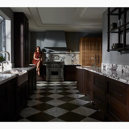 Kohler Touchless pull-down kitchen sink faucet with two-function sprayhead