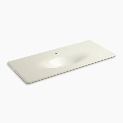 Kohler 49" Enameled cast iron vanity top with integrated oval sink