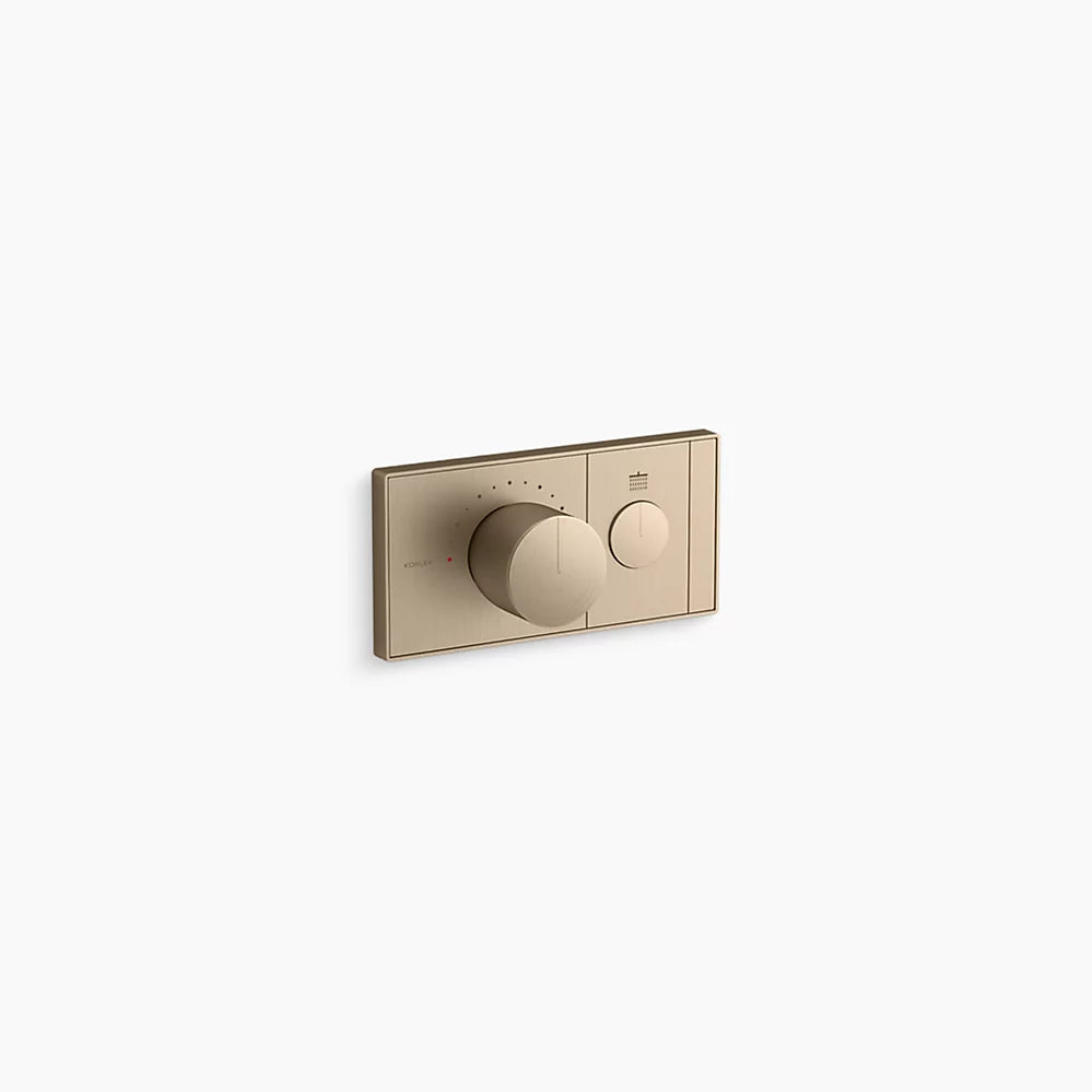 Kohler One-outlet recessed mechanical thermostatic valve control