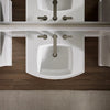 Kohler 23-3/4" rectangular pedestal bathroom sink