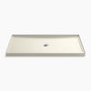 Kohler 60" x 34" alcove shower base, center drain