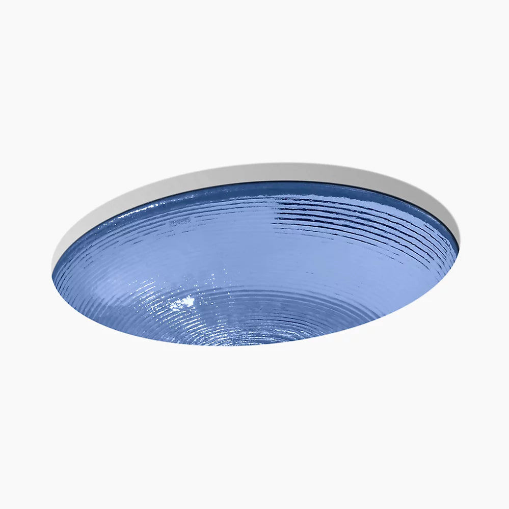 Kohler 19" oval undermount bathroom sink, no overflow
