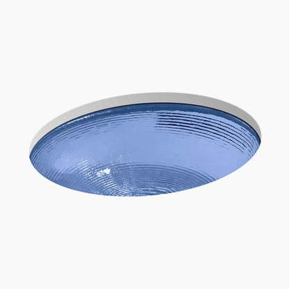 Kohler 19" oval undermount bathroom sink, no overflow