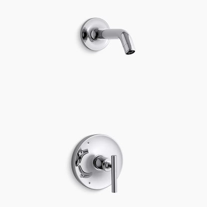 Kohler Rite-Temp® shower trim kit with lever handle, without showerhead