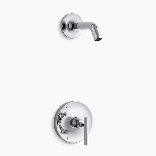 Kohler Rite-Temp® shower trim kit with lever handle, without showerhead