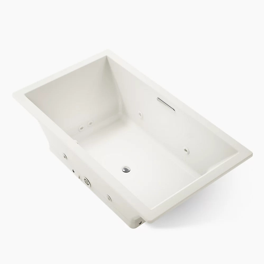Kohler Underscore Heated Bubblemassage Air Bath With Whirlpool 60 x 36-Inch Drop-In Bathtub