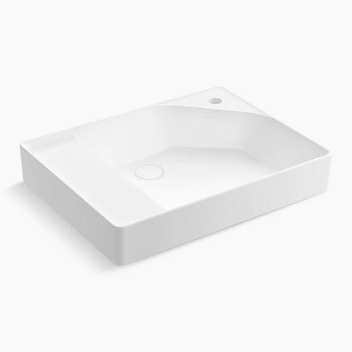 Kohler 24" fireclay vanity top with integrated square sink