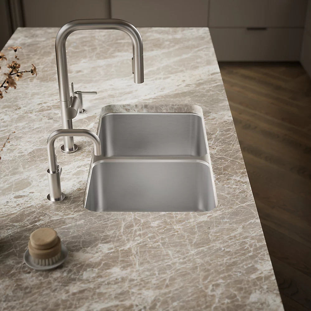 Kohler Undertone® 31-1/2" undermount double-bowl kitchen sink