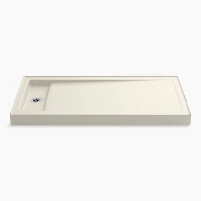Kohler 60" x 32" alcove shower base, left offset drain