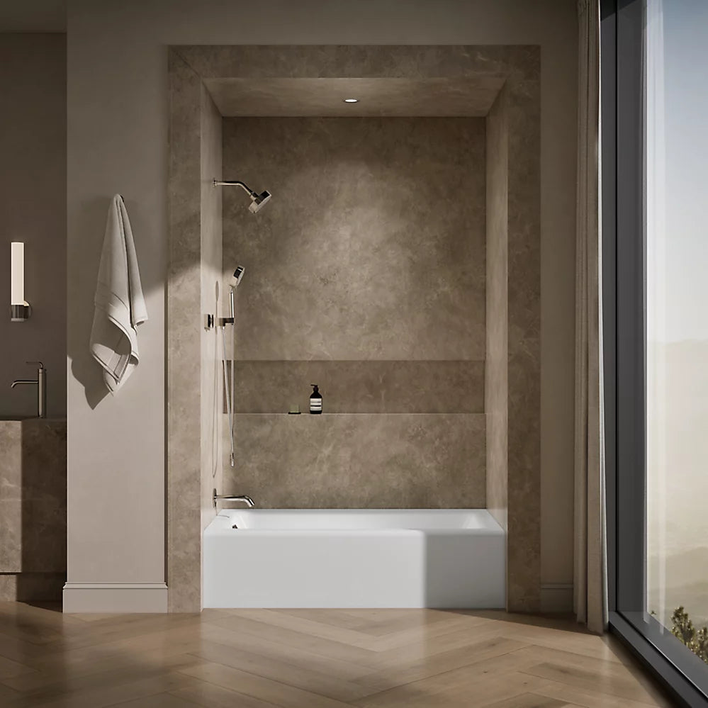 Kohler Bellwether® 60" x 32" alcove bath, left drain