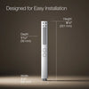 Kohler Square two-function handshower, 1.75 gpm