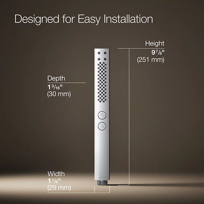 Kohler Square two-function handshower, 1.75 gpm