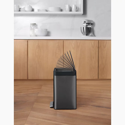 Kohler 8-gallon stainless steel step trash can