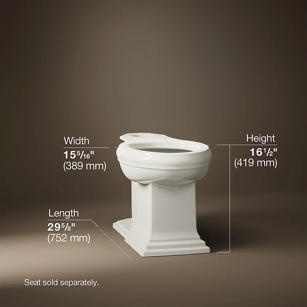 Kohler Memoirs® Elongated bowl with concealed trapway