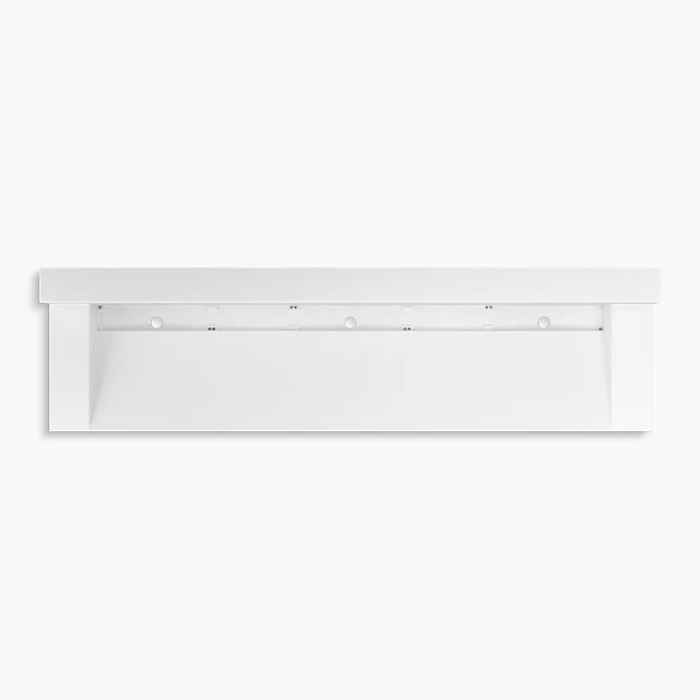 Kohler 90" wall-mount trough lavatory system with backsplash