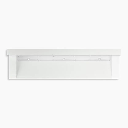 Kohler 90" wall-mount trough lavatory system with backsplash