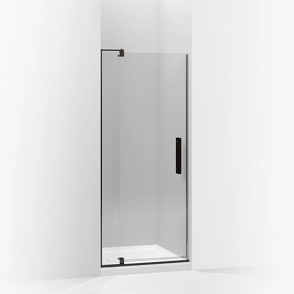Kohler Pivot shower door, 70" H x 27-5/16 - 31-1/8" W, with 1/4" thick Crystal Clear glass